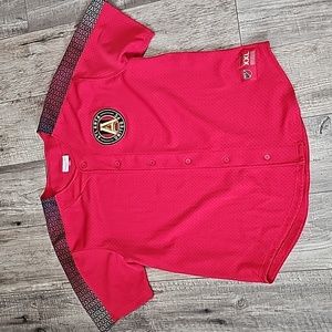 Mitchell & Ness Red Atlanta United FC Winning Team Jersey